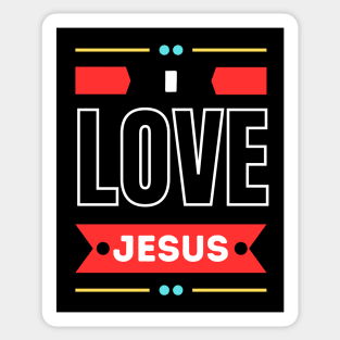 I Love Jesus | Christian Saying Sticker